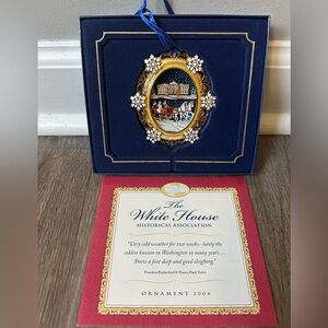 2004 White House Christmas Ornament “A First Family’s Sleigh Ride”